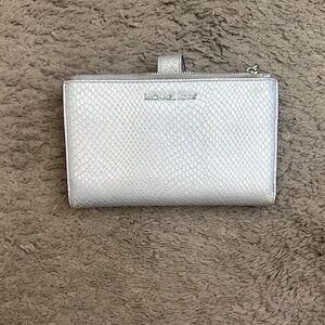 Michael Kors Metallic Silver Wallet